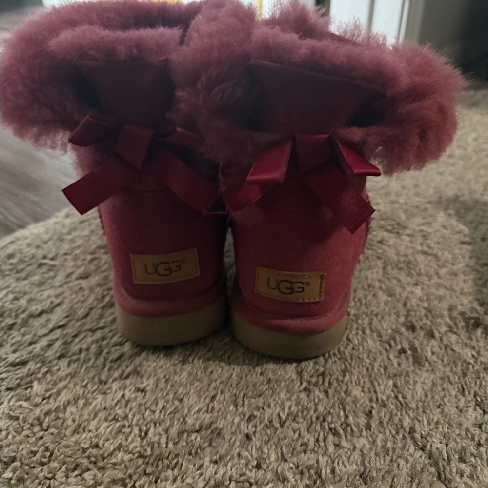 UGG Bailey Bow hot pink